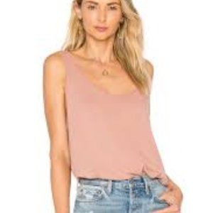 Free People Sydney pink/taupe bodysuit
